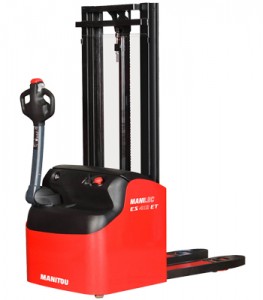 Walk with hand electric lift truck